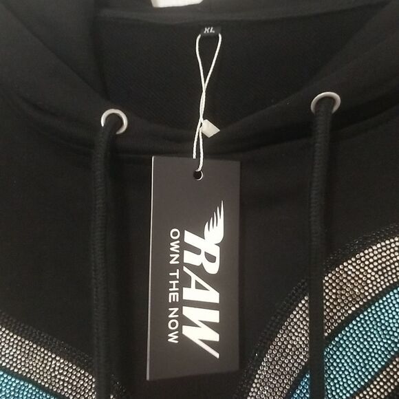 🆕️Bling Bling ... Black Hoodie and Jogger Set.   C1 - Picture 5 of 13